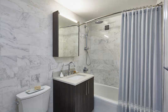 Interior gallery - 2 of 8 - bathroom with luxury finishes at 4705 Center Boulevard